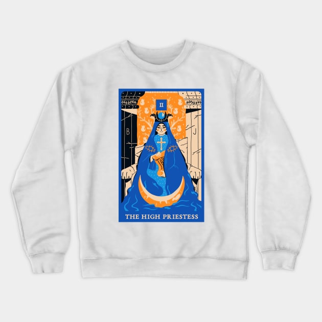 The High Priestess Crewneck Sweatshirt by Epictetus